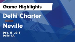 Delhi Charter  vs Neville  Game Highlights - Dec. 13, 2018