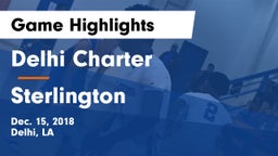 Delhi Charter  vs Sterlington  Game Highlights - Dec. 15, 2018