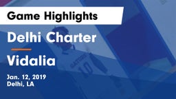 Delhi Charter  vs Vidalia  Game Highlights - Jan. 12, 2019