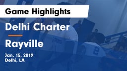 Delhi Charter  vs Rayville  Game Highlights - Jan. 15, 2019