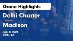 Delhi Charter  vs Madison  Game Highlights - Feb. 8, 2022