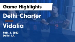Delhi Charter  vs Vidalia  Game Highlights - Feb. 2, 2022