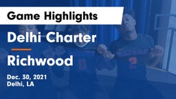 Delhi Charter  vs Richwood  Game Highlights - Dec. 30, 2021
