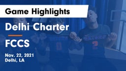 Delhi Charter  vs FCCS Game Highlights - Nov. 22, 2021