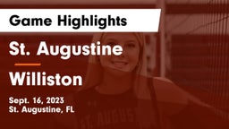 St. Augustine  vs Williston  Game Highlights - Sept. 16, 2023