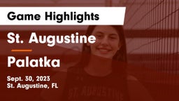 St. Augustine  vs Palatka Game Highlights - Sept. 30, 2023