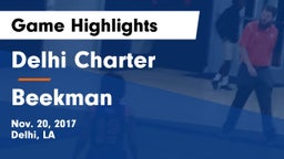 Delhi Charter  vs Beekman Game Highlights - Nov. 20, 2017