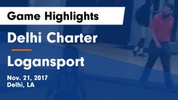 Delhi Charter  vs Logansport  Game Highlights - Nov. 21, 2017