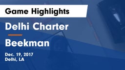 Delhi Charter  vs Beekman Game Highlights - Dec. 19, 2017