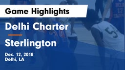Delhi Charter  vs Sterlington  Game Highlights - Dec. 12, 2018