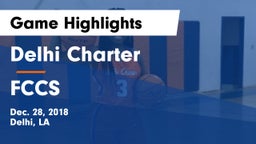 Delhi Charter  vs FCCS Game Highlights - Dec. 28, 2018