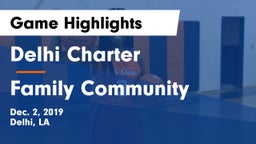 Delhi Charter  vs Family Community Game Highlights - Dec. 2, 2019