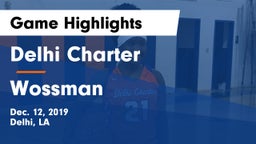 Delhi Charter  vs Wossman  Game Highlights - Dec. 12, 2019