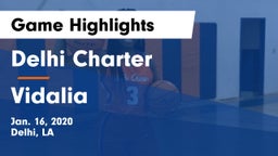 Delhi Charter  vs Vidalia  Game Highlights - Jan. 16, 2020