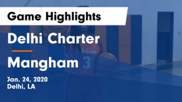 Delhi Charter  vs Mangham Game Highlights - Jan. 24, 2020