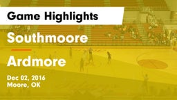 Southmoore  vs Ardmore Game Highlights - Dec 02, 2016
