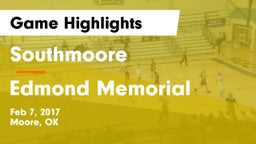Southmoore  vs Edmond Memorial Game Highlights - Feb 7, 2017