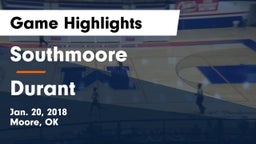 Southmoore  vs Durant  Game Highlights - Jan. 20, 2018