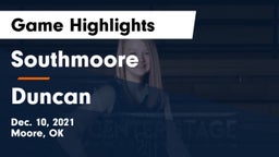 Southmoore  vs Duncan  Game Highlights - Dec. 10, 2021
