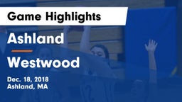 Ashland  vs Westwood  Game Highlights - Dec. 18, 2018