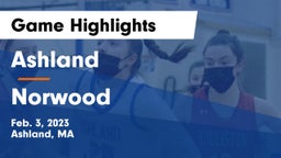 Ashland  vs Norwood  Game Highlights - Feb. 3, 2023