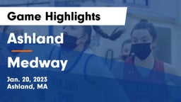 Ashland  vs Medway  Game Highlights - Jan. 20, 2023