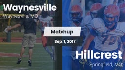 Matchup: Waynesville High Sch vs. Hillcrest  2017