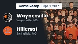 Recap: Waynesville  vs. Hillcrest  2017