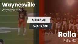 Matchup: Waynesville High Sch vs. Rolla  2017