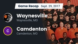 Recap: Waynesville  vs. Camdenton  2017