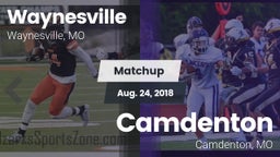 Matchup: Waynesville High Sch vs. Camdenton  2018