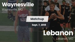Matchup: Waynesville High Sch vs. Lebanon  2018