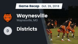 Recap: Waynesville  vs. Districts 2018