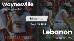 Matchup: Waynesville High Sch vs. Lebanon  2019