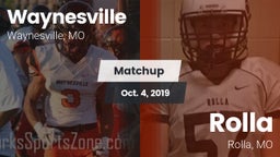 Matchup: Waynesville High Sch vs. Rolla  2019