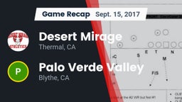 Recap: Desert Mirage  vs. Palo Verde Valley  2017