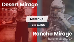 Matchup: Desert Mirage High vs. Rancho Mirage  2017