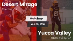 Matchup: Desert Mirage High vs. Yucca Valley  2018