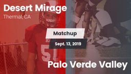 Matchup: Desert Mirage High vs. Palo Verde Valley 2019