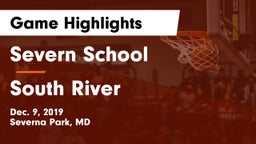 Severn School vs South River  Game Highlights - Dec. 9, 2019