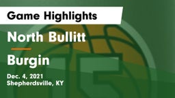 North Bullitt  vs Burgin  Game Highlights - Dec. 4, 2021
