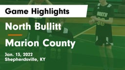 North Bullitt  vs Marion County  Game Highlights - Jan. 13, 2022