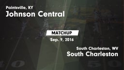 Matchup: Johnson Central vs. South Charleston  2016