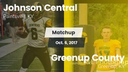 Matchup: Johnson Central vs. Greenup County  2017