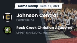 Recap: Johnson Central  vs. Rock Creek Christian Academy 2021