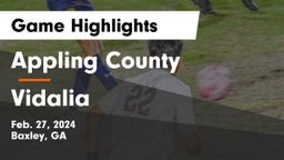 Appling County  vs Vidalia  Game Highlights - Feb. 27, 2024