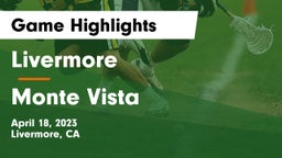 Livermore  vs Monte Vista  Game Highlights - April 18, 2023