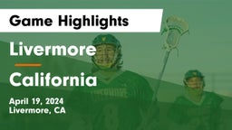 Livermore  vs California  Game Highlights - April 19, 2024