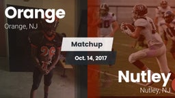Matchup: Orange  vs. Nutley  2017