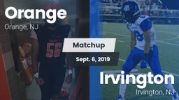 Matchup: Orange  vs. Irvington  2019